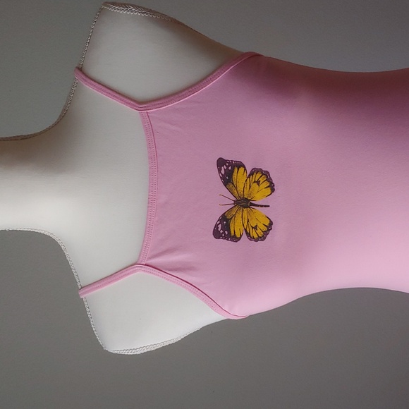 Truly Madly Deeply | UO Baby Pink Butterfly Dress - Picture 2 of 13